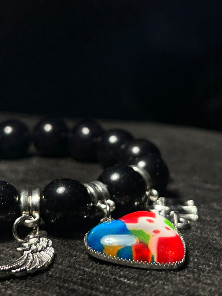 CONGO BURUNDI Unisex Beaded Bracelet
