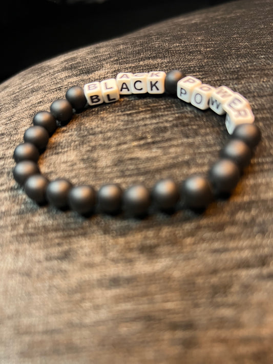 Thee Black Power Bracelet