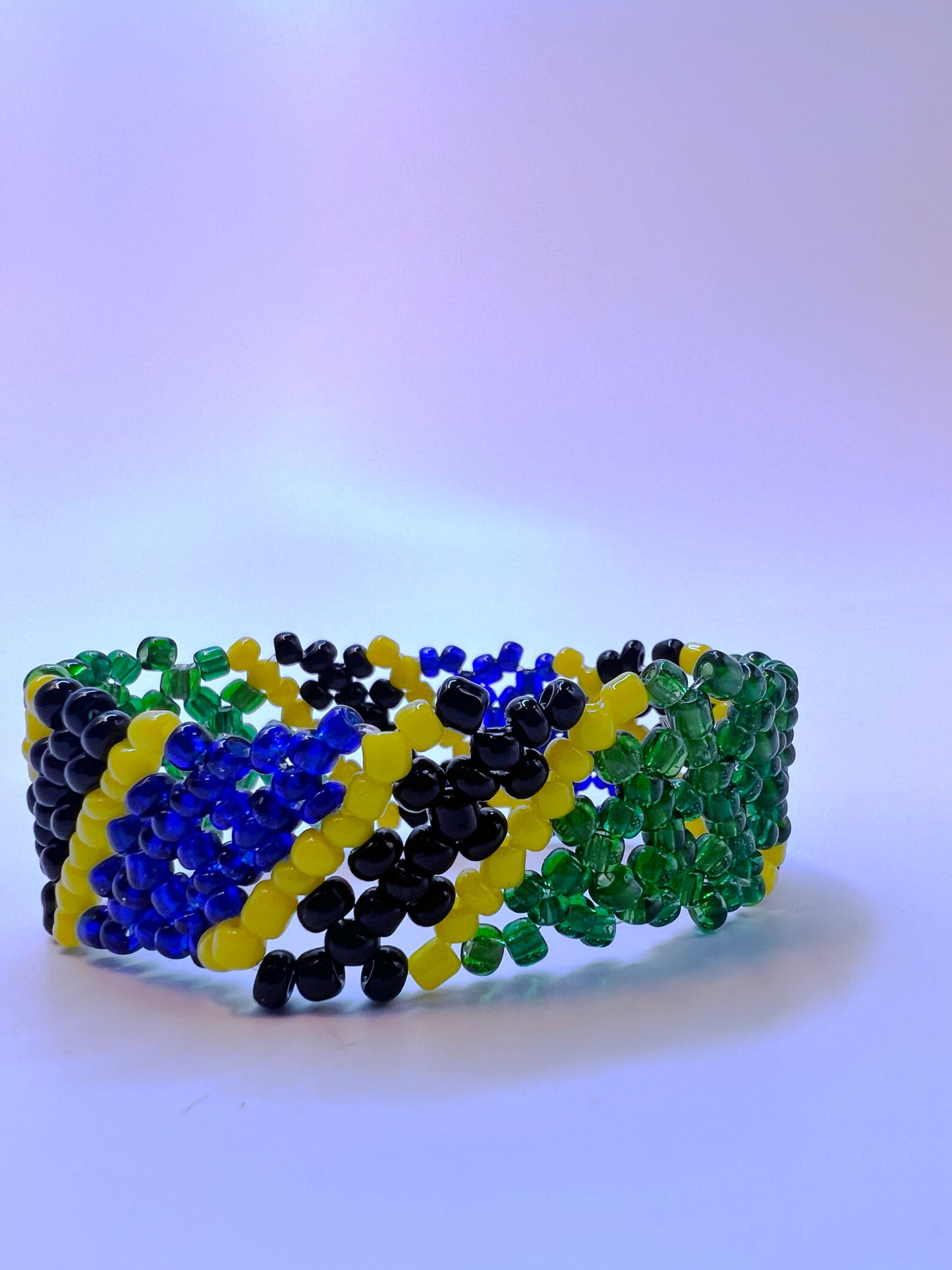 Thee my country TANZANIA Beaded stretched Bracelet