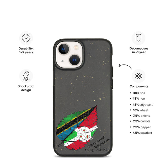 Thee my Story Tanzania Burundi Speckled Case for iPhone®