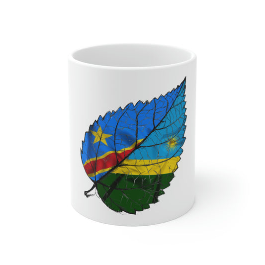 Thee my country Congo Rwanda Ceramic Tea, Coffee, Mug 11oz