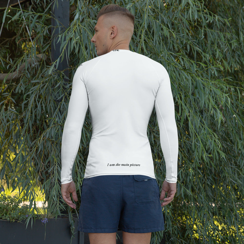 Men's I'm thee goat gym, running, yoga swimming Rash Guard