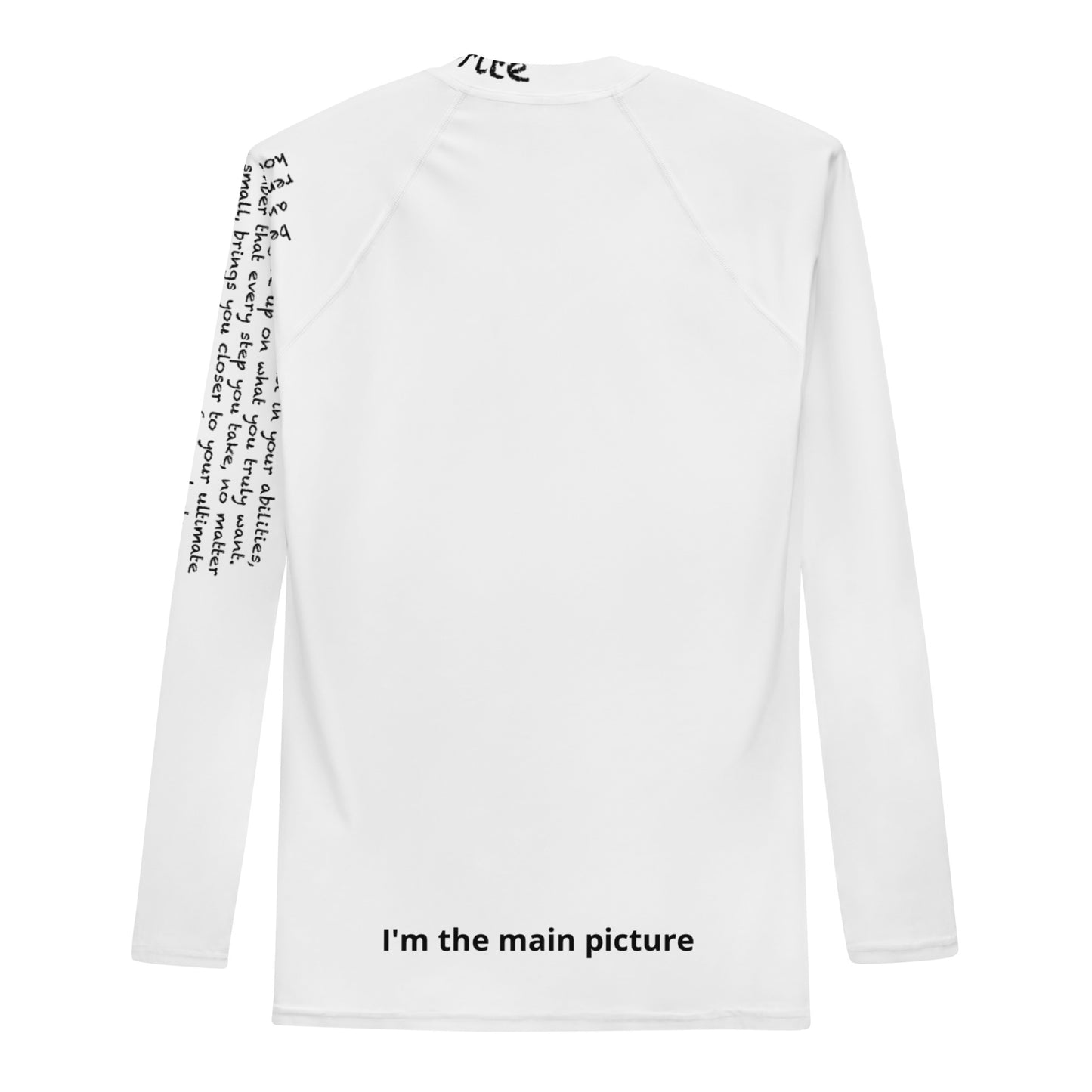 Men's I'm thee goat gym, running, yoga swimming Rash Guard