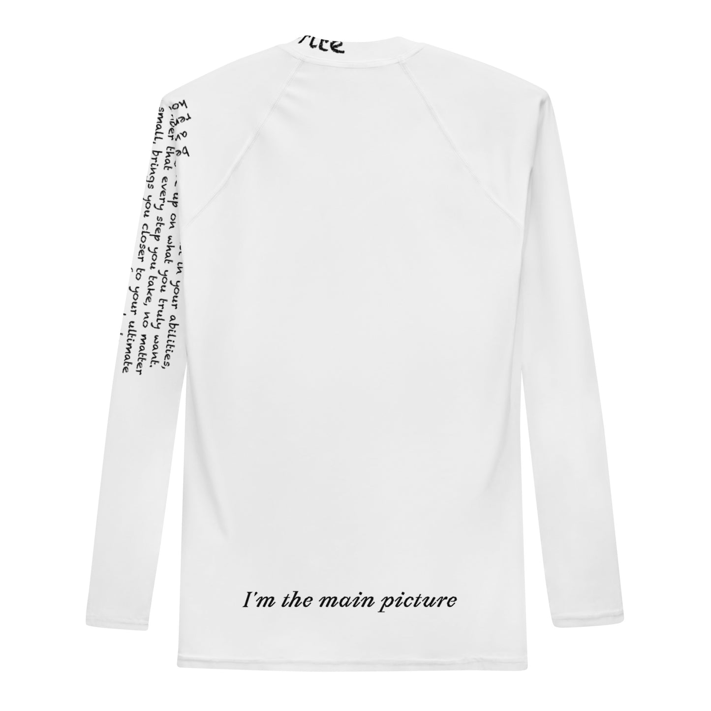 Men's I'm thee goat gym, running, yoga swimming Rash Guard