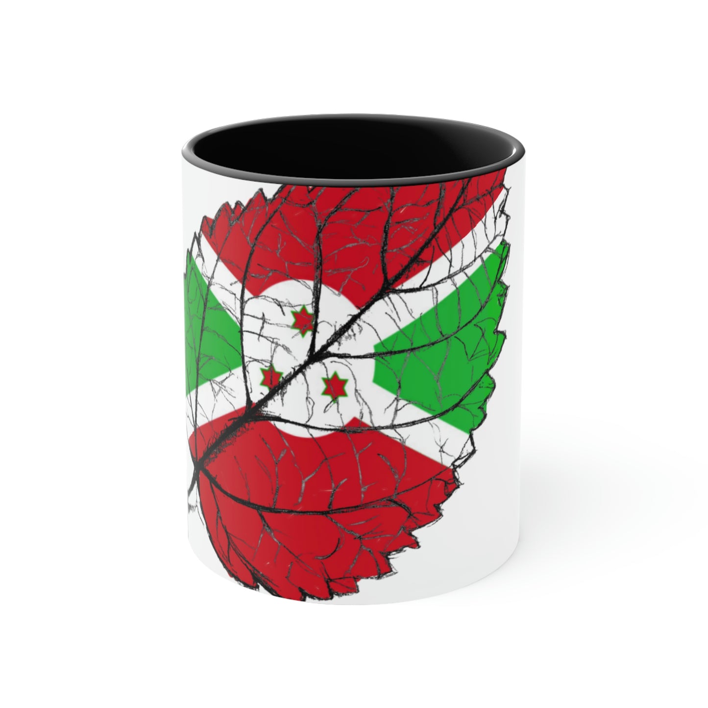 The My country burundi Accent Coffee; tea Mug, 11oz