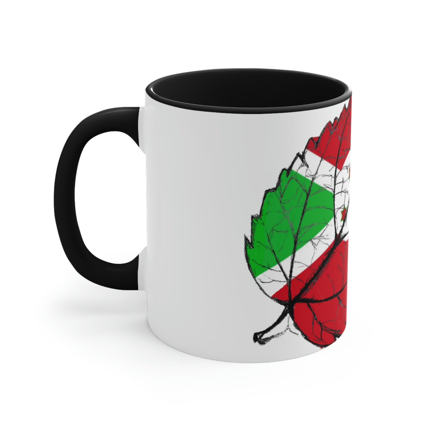 The My country burundi Accent Coffee; tea Mug, 11oz