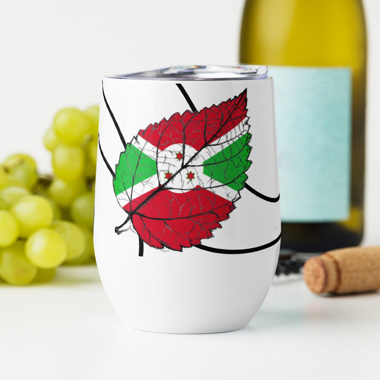 Thee my country Burundi Tea Coffee Wine tumbler