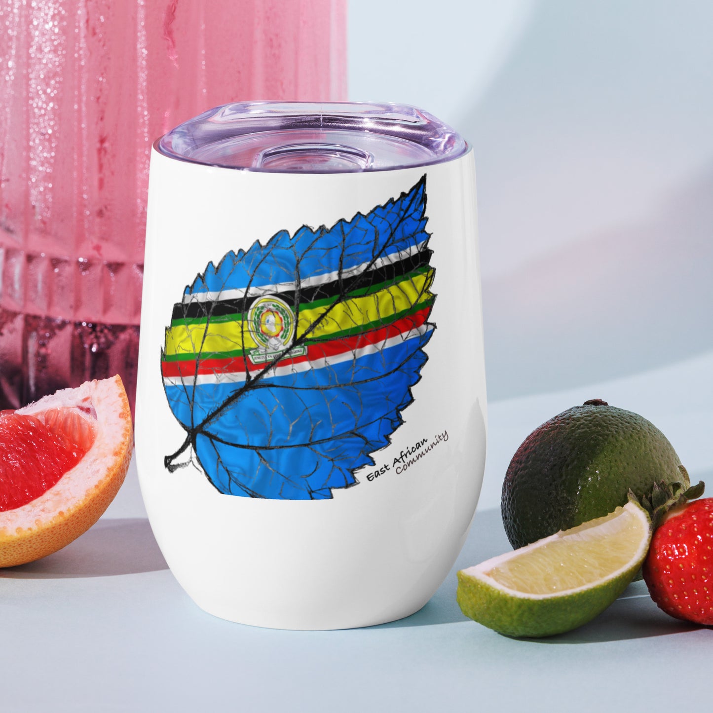 Thee My Story East African Community Coffe, Tea, Wine tumbler